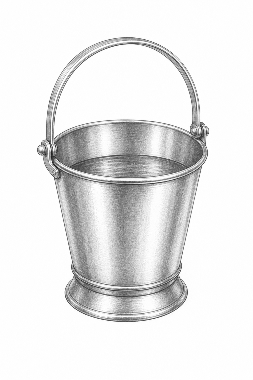 Pencil study: Portable holy-water vessel