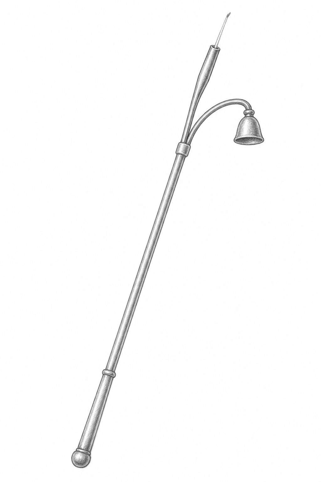 Pencil study: Candle lighter and extinguisher