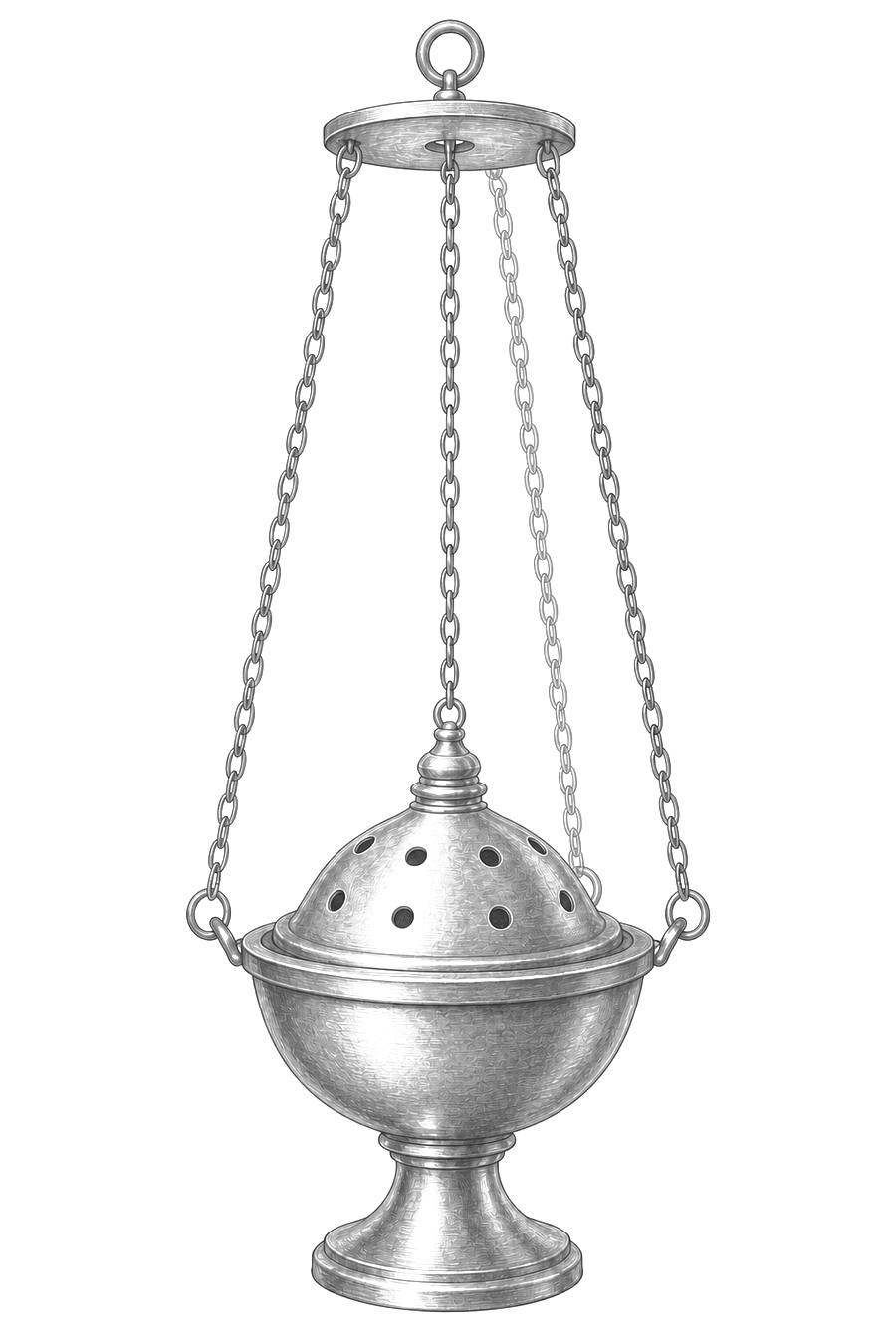 Pencil study: Thurible