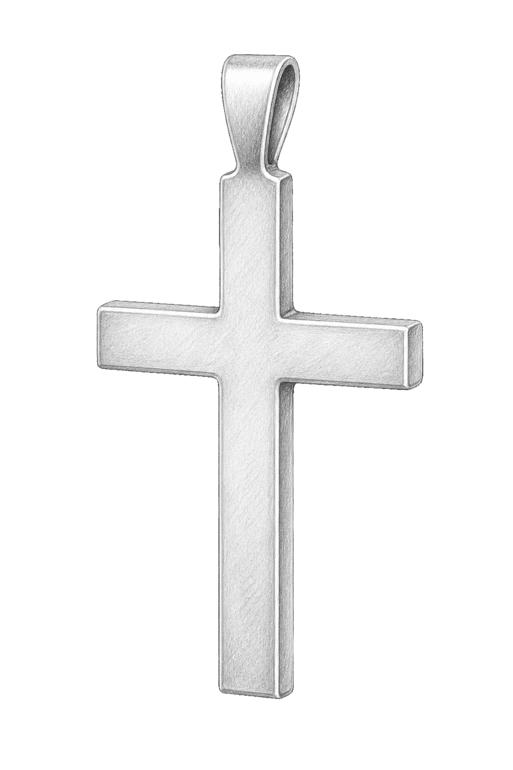 Pencil study: Pectoral cross
