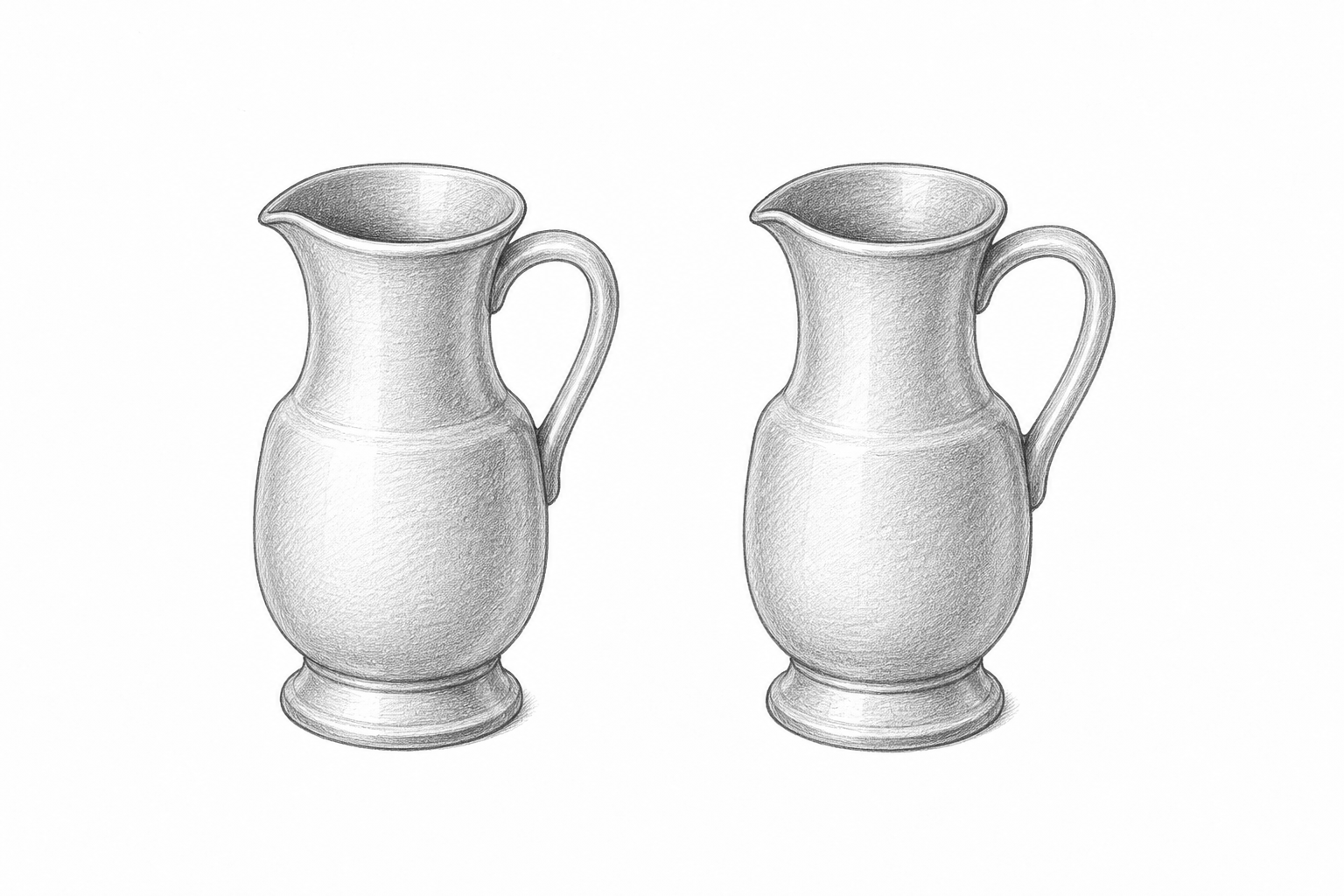 Pencil study: Altar cruet