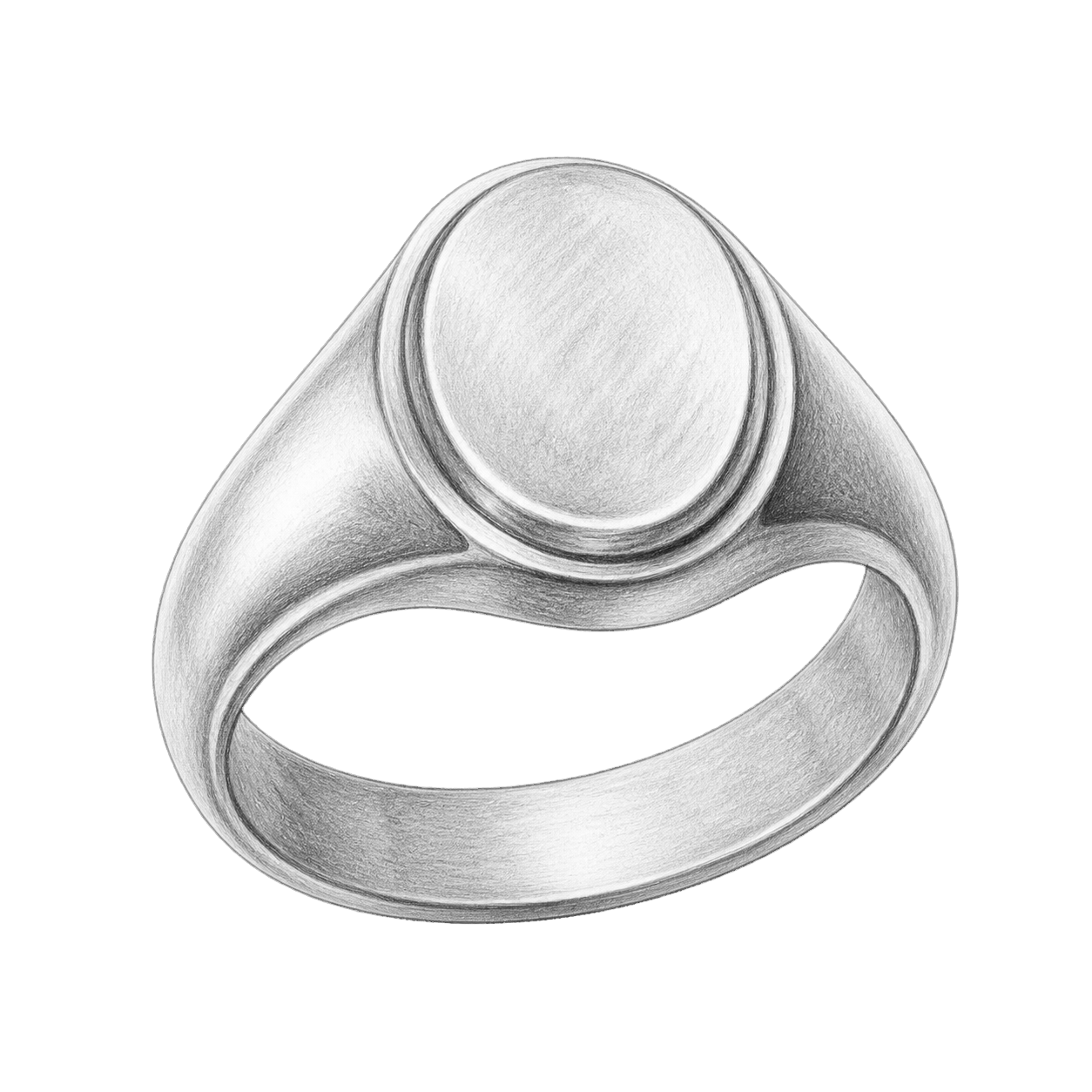 Pencil study: Pontifical ring