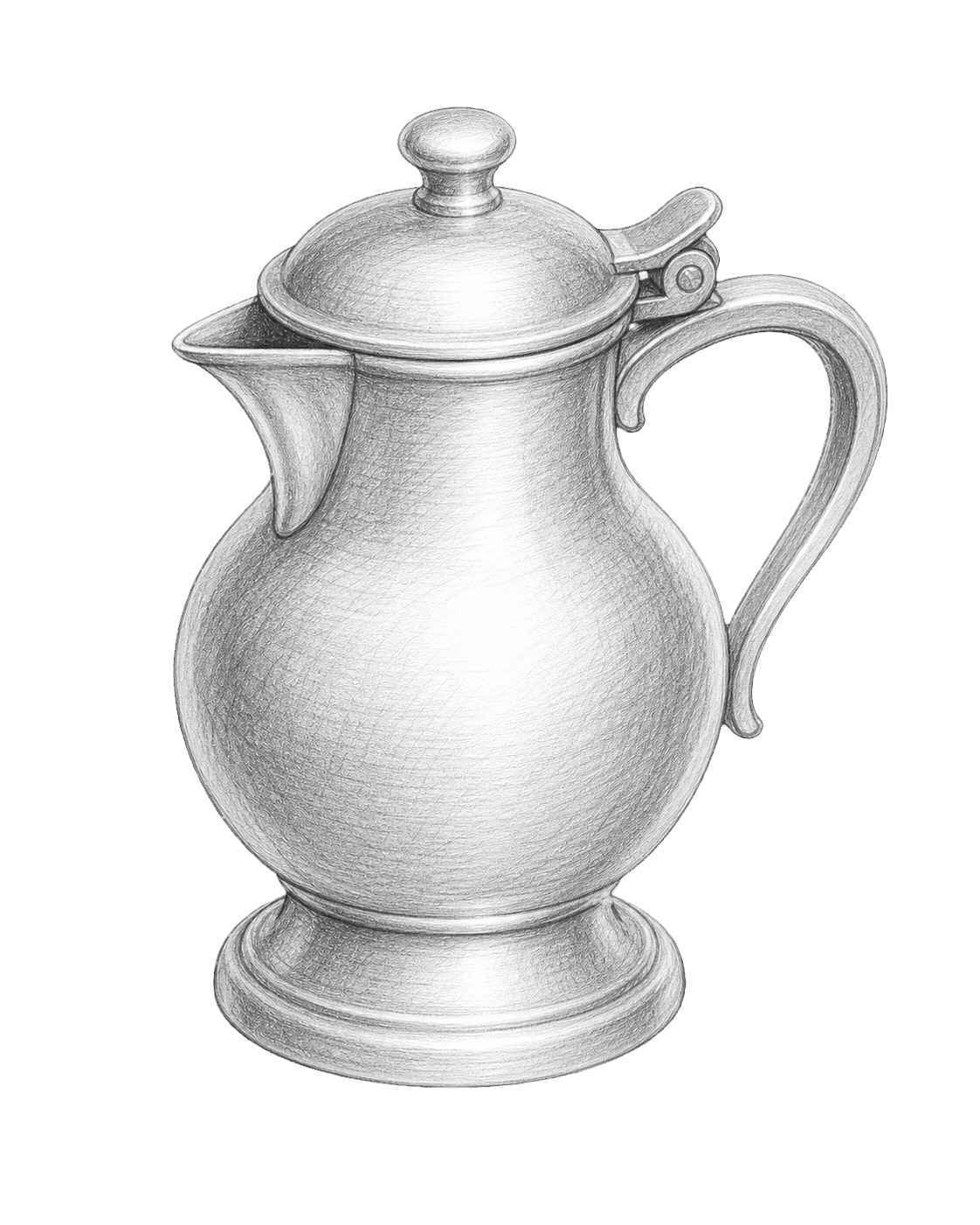 Pencil study: Altar cruet