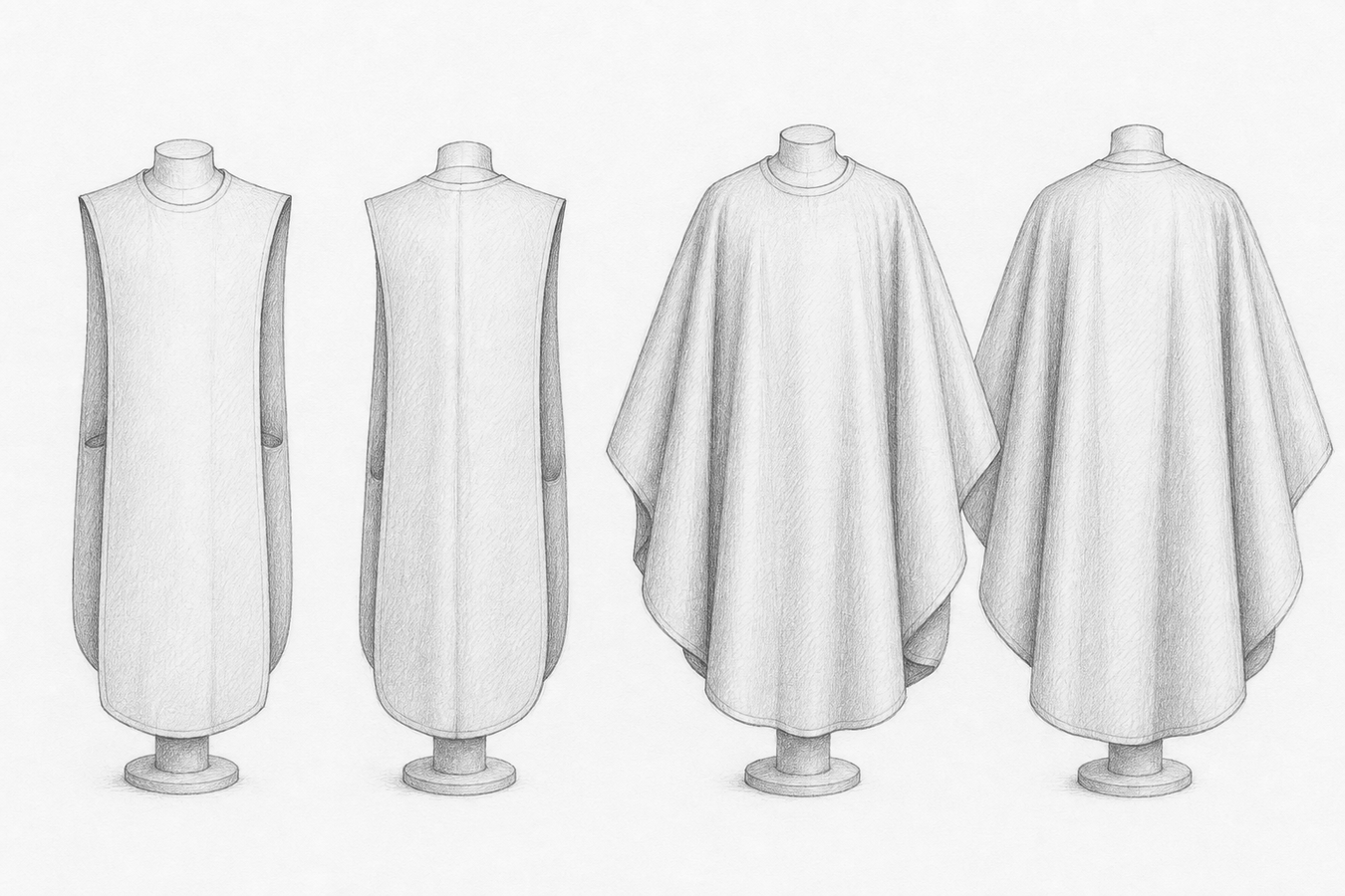 Pencil study: Chasuble